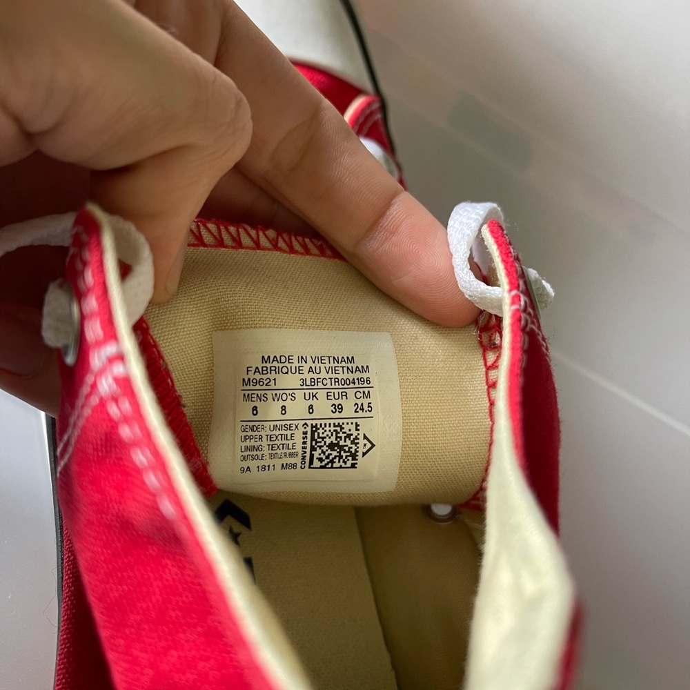Red converse. - Picture 2 of 2
